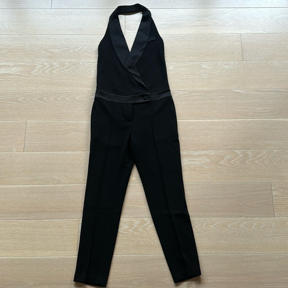 Haute Hippie Backless Tuxedo Jumpsuit